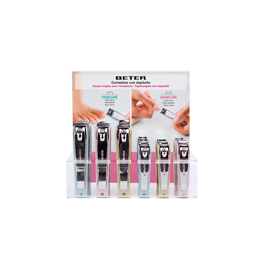 Beter - Expositor corta-unhas com depósito Beter - Expositor corta-unhas com depósito - Beleza - Manicure e Pedicure