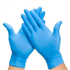 Luva de nitrilo azul sem pó - Equipamento de Proteção individual - Luvas de nitrilo sem pó