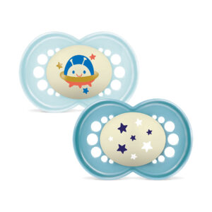 CHUPETA ORIGINAL NIGHT 16+ SILIC. BRILH. (2UN) - Image 1