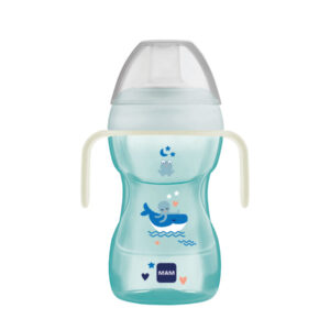 MAM COPO FUN TO DRINK CUP DAY&NIGHT 270 ML - AZUL - D120 - Puericultura - Saúde e cuidados Pessoais