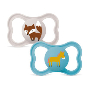 MAM CHUPETA AIR 16+ SILICONE MATE (2 UNID) - Puericultura - Saúde e cuidados Pessoais