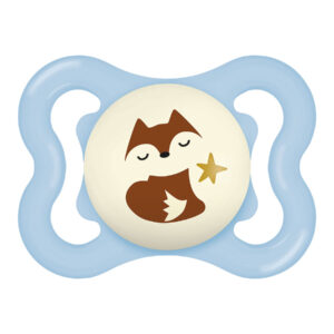 CHUPETA SUPREME NIGHT 2-6 SILICONE BRILHANTE - AZUL S250 - Image 1