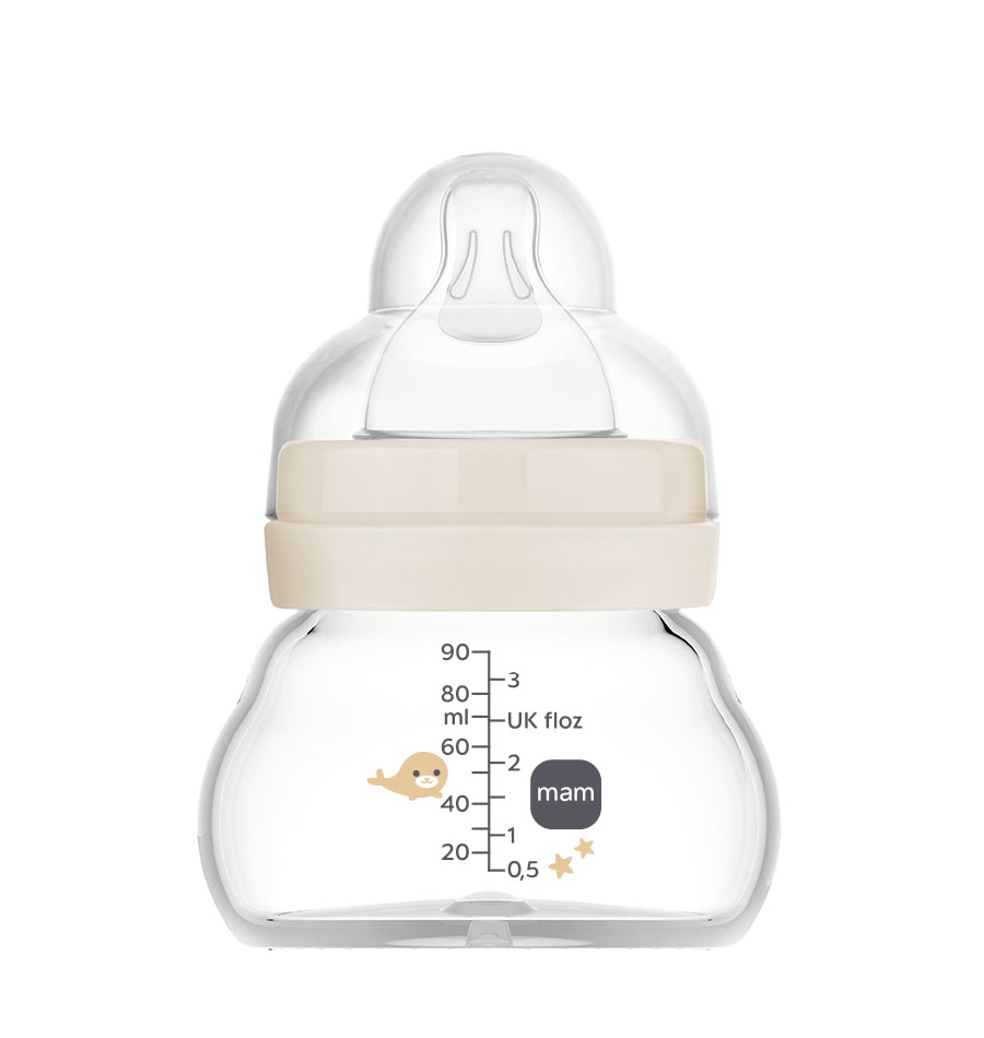 MAM BIBERAO DE CRISTAL FEEL GOOD 90 ML MATE - Puericultura - Saúde e cuidados Pessoais