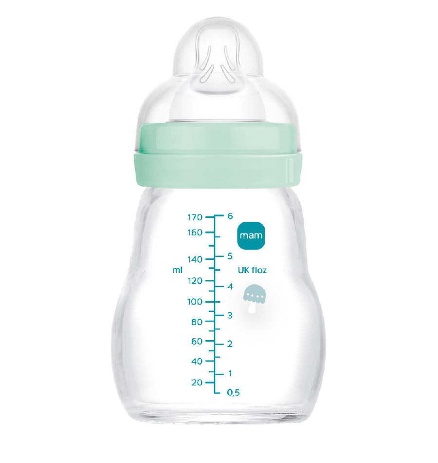 MAM BIBERAO DE CRISTAL FEEL GOOD 170 ML MATE - Puericultura - Saúde e cuidados Pessoais