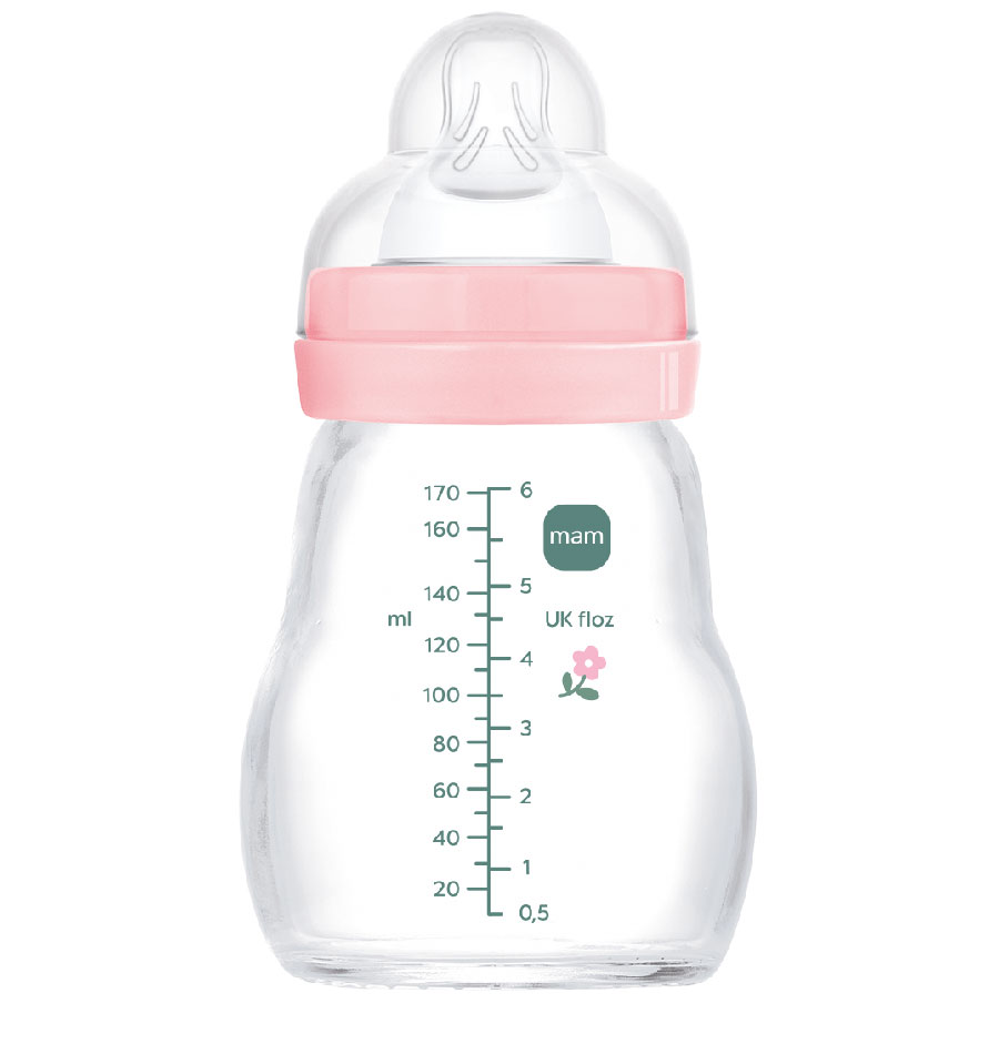 MAM BIBERAO DE CRISTAL FEEL GOOD 170 ML MATE - Puericultura - Saúde e cuidados Pessoais