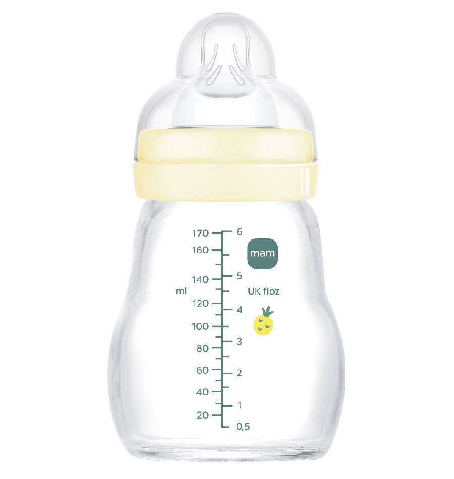 MAM BIBERAO DE CRISTAL FEEL GOOD 170 ML MATE - Puericultura - Saúde e cuidados Pessoais