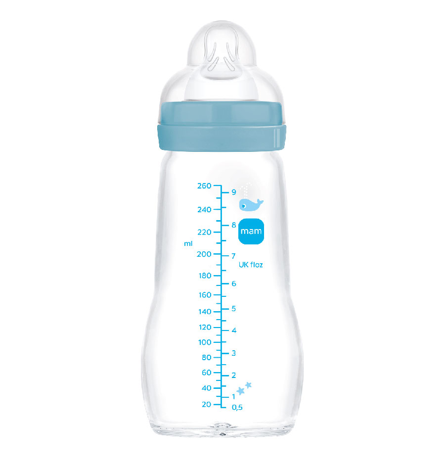 MAM BIBERAO DE CRISTAL FEEL GOOD 260 ML MATE - Puericultura - Saúde e cuidados Pessoais