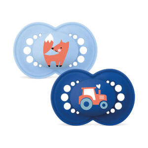 MAM CHUPETA ORIGINAL 6+ SILICONE MATE (2 UNID) - Puericultura - Saúde e cuidados Pessoais