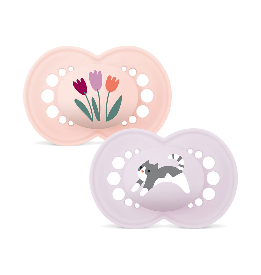 MAM CHUPETA ORIGINAL 6+ SILICONE MATE (2 UNID) - Puericultura - Saúde e cuidados Pessoais