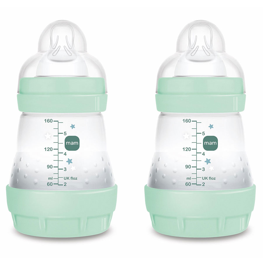 MAM BIBERAO EASY START ANTI-COLICAS 160 ML BRILHANTE (2 UN) A171 - Puericultura - Saúde e cuidados Pessoais