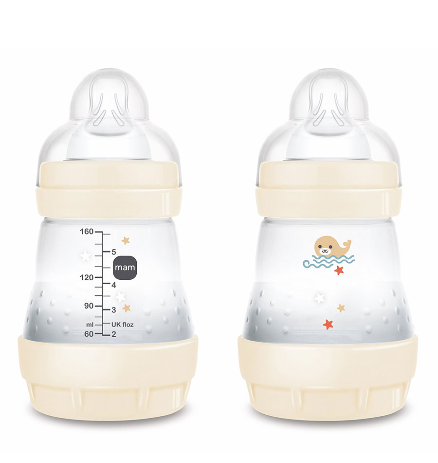 MAM BIBERAO EASY START ANTI-COLICAS 160 ML BRILHANTE (2UN)- A173 - Puericultura - Saúde e cuidados Pessoais