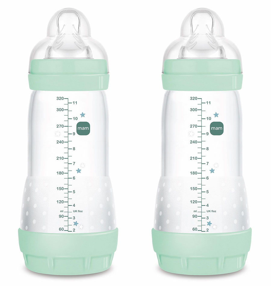 MAM BIBERAO EASY START ANTI-COL.320 ML BRIL.(2UN) - Puericultura - Saúde e cuidados Pessoais