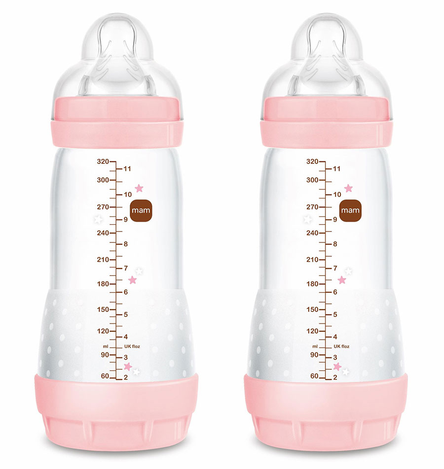 MAM BIBERAO EASY START ANTI-COL.320 ML BRIL.(2UN) - Puericultura - Saúde e cuidados Pessoais