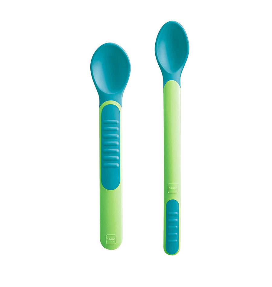MAM COLHERES HEAT SENSITIVE SPOONS & COVER - Puericultura - Saúde e cuidados Pessoais
