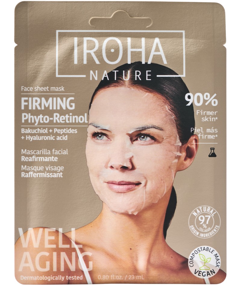 IROHA MASCARA FACIAL REAFIRMANTE - FACIAL - MÁSCARA FACIAL