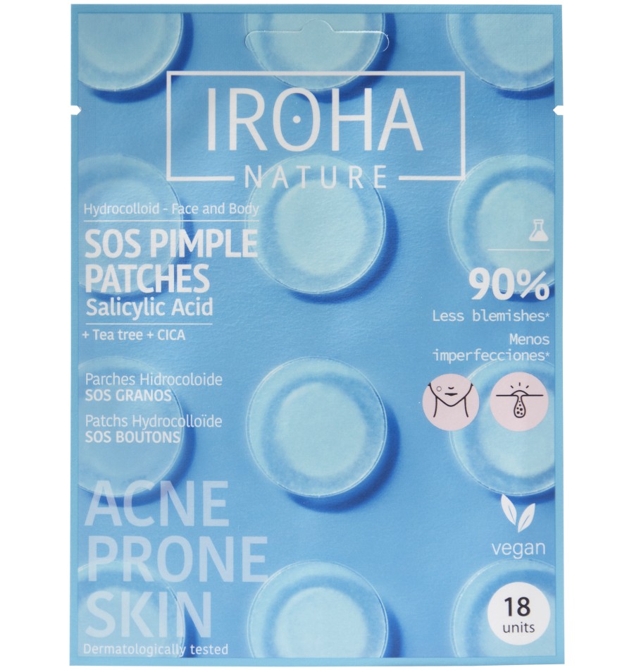IROHA PATCHES SOS BORBULHAS - FACIAL - PATCHES BORBULHAS