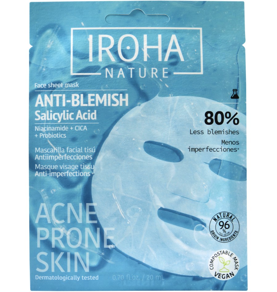 IROHA MASCARA FACIAL ANTI-IMPERFEICOES - FACIAL - MÁSCARA FACIAL