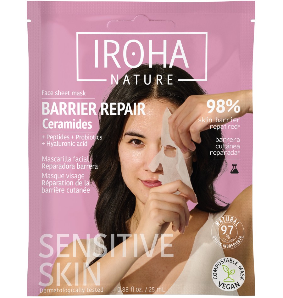 IROHA MASCARA FACIAL REPARADORA BARREIRA CUTANEA - FACIAL - MÁSCARA FACIAL