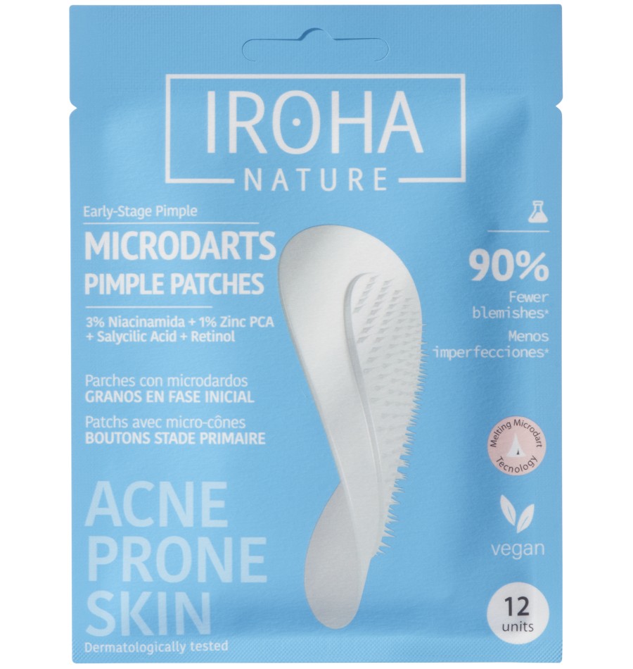 IROHA PATCHES MICRO-DARDOS - FACIAL - PATCHES BORBULHAS